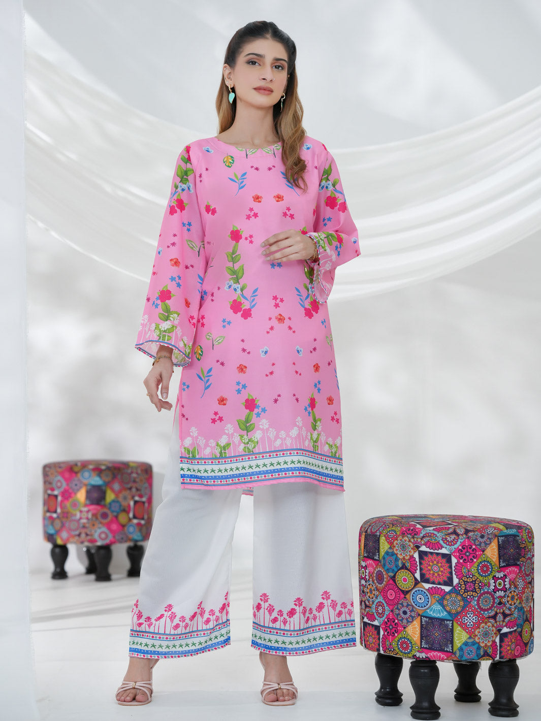 Roshi Co-Ord Set (Pink)