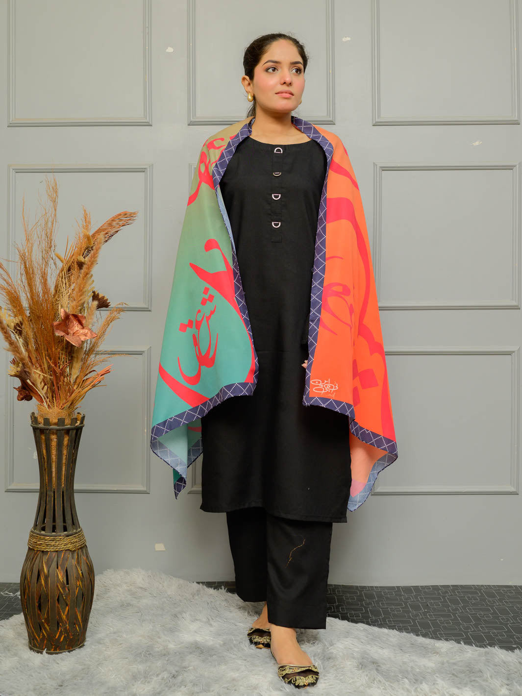 Ain Se Ishq (Pink) Stole