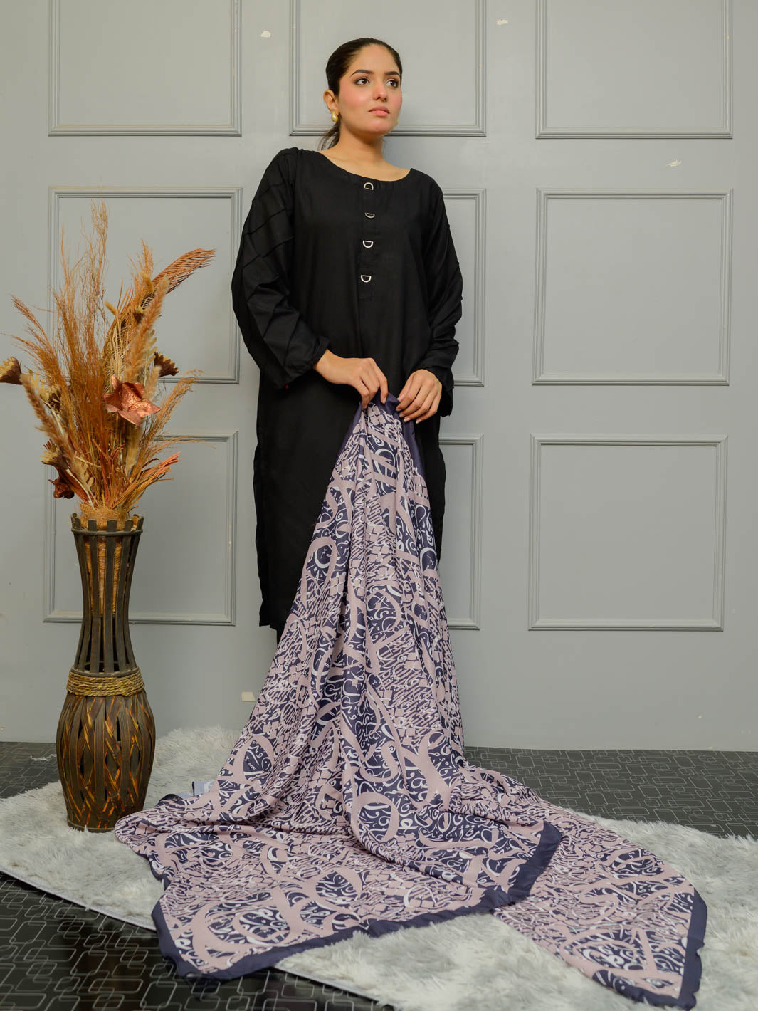 mehar Dupatta (Khaki)